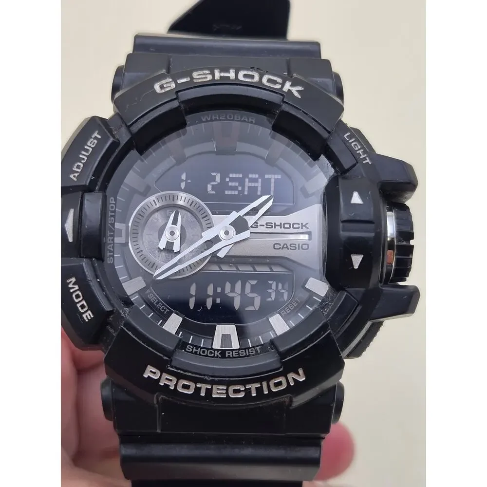 Casio G-Shock GA-100GB Black Gold Analog Digital Men's Wristwatch 5398